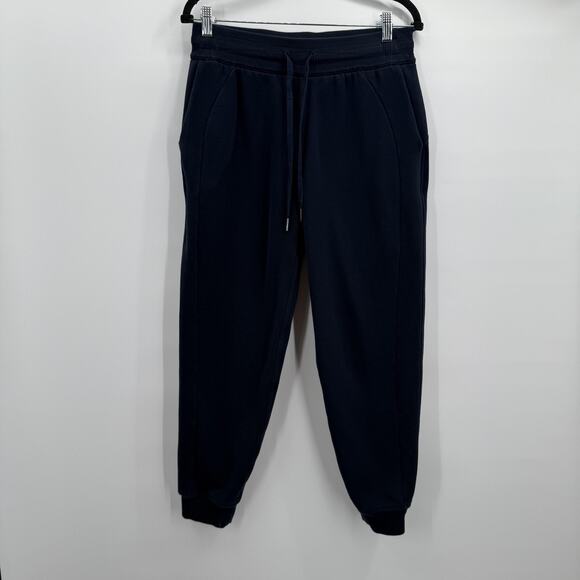 Lululemon Scuba High-Rise Fleece Jogger Womens 8 Navy Sweatpants Lounge LW5CVAS - Picture 1 of 11